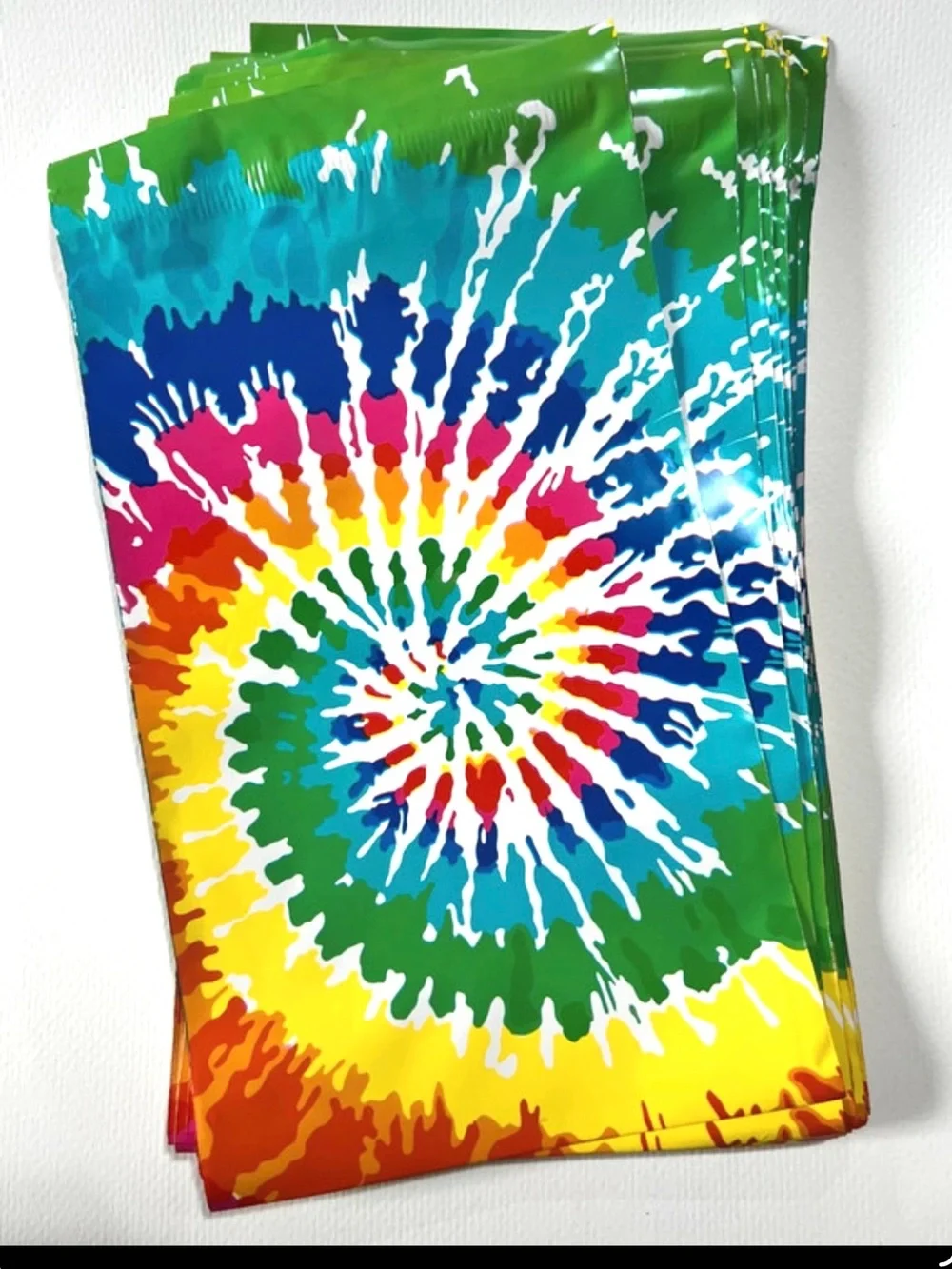 Poly Mailers, Tie Dye design, 6”x9” unpadded, lot of 50